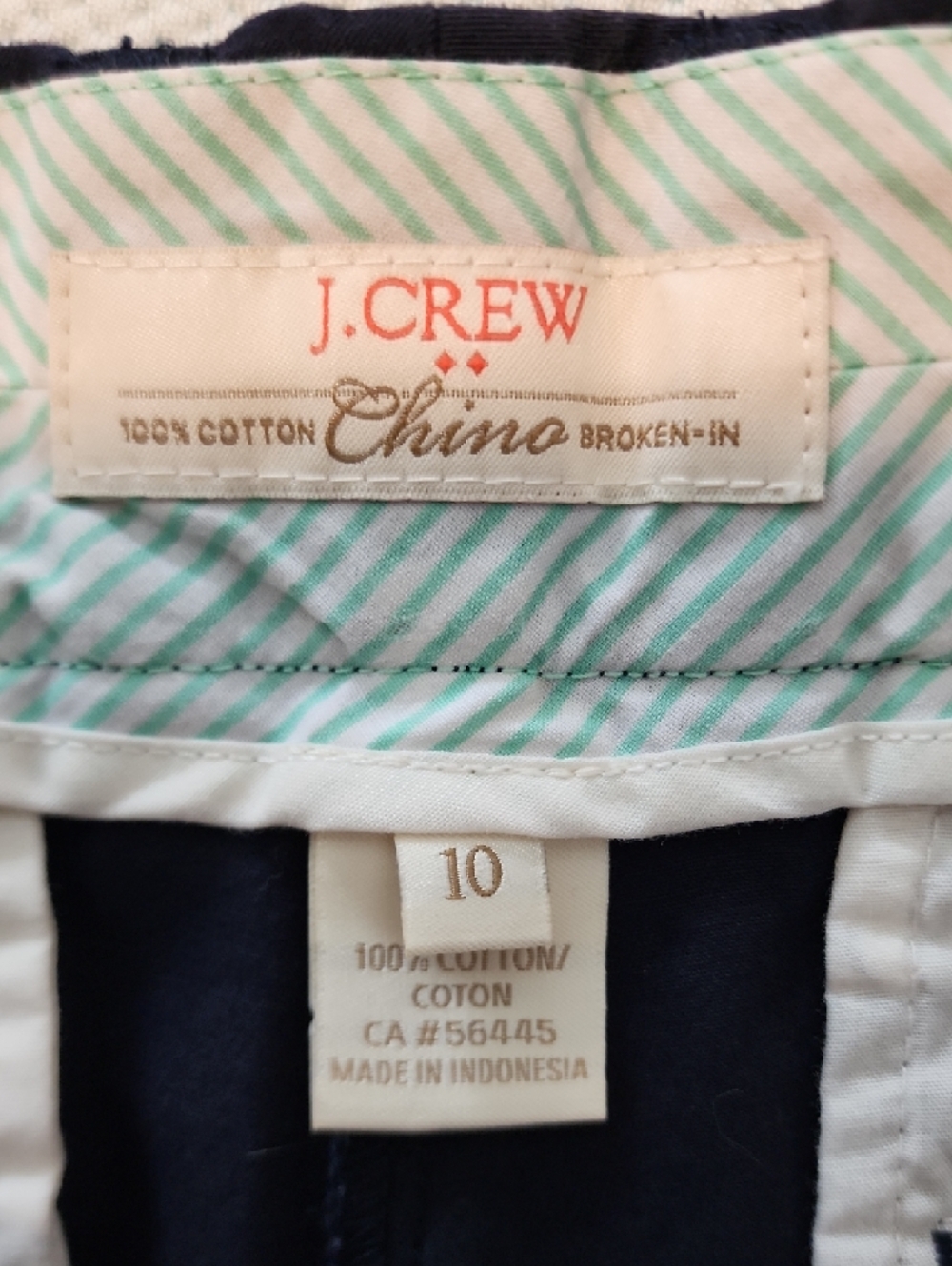 J. Crew Navy Chino Shorts - Picture 4 of 4
